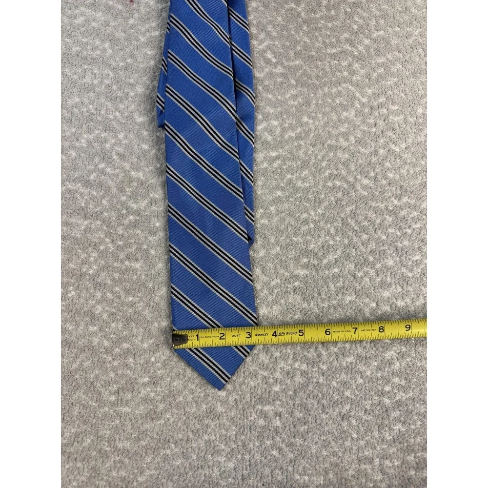 Brooks Brothers Tie Mens One Size‎ Blue Silk Striped Classic Width Necktie